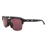 Adidas Sport SP0048 02S, Black frame, Burgundy Red lenses, view 2