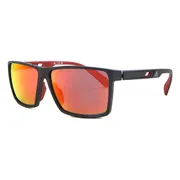 Adidas Sport SP0034 02L, Black frame, Roviex Red Mirror lenses, view 2