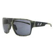 Adidas Sport SP0046 95A, Green frame, Dark Grey lenses, view 2