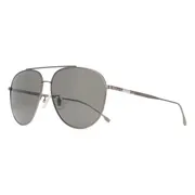 BOSS Boss 1296/F/S Asian Fit R80/M9, Grey frame, Grey lenses, view 2