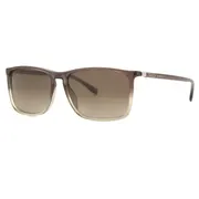 BOSS Boss 0665/S/IT NUX/HA, Brown frame, Brown lenses, view 2