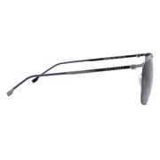 BOSS Boss 1348/F/S Asian Fit KJ1/KU, Grey frame, Blue lenses, view 3
