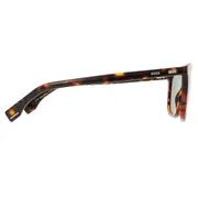BOSS Boss 1366/S 086/QT, Tortoiseshell frame, Green lenses, view 3