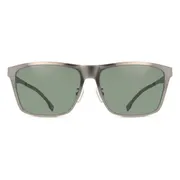 BOSS Boss 1410/F/S Asian Fit R80/QT, Grey frame, Green lenses, view 1