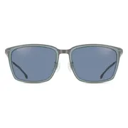 BOSS Boss 1465/F/S Asian Fit R80/KU, Grey frame, Blue lenses, view 1