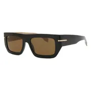 BOSS Boss 1502/S 807/70, Black frame, Solid Brown lenses, view 2