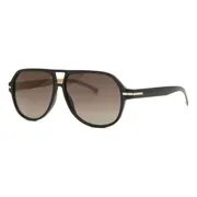 BOSS Boss 1507/S 807/HA, Black frame, Gradient Dark Brown lenses, view 2