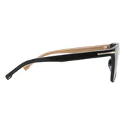 BOSS Boss 1540/F/SK Asian Fit 0WM/IR, Black frame, Dark Grey lenses, view 3
