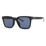 BOSS Boss 1540/F/SK Asian Fit 807/KU, Black frame, Solid Dark Grey lenses, view 2