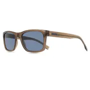 BOSS Boss 1569/S 09Q/KU, Brown frame, Solid Dark Blue lenses, view 2
