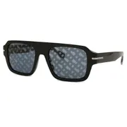 BOSS Boss 1595/S 807/MD, Black frame, Grey Silver Mirror lenses, view 2
