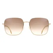 BOSS Boss 1613/F/SK Asian Fit 000/HA, Gold frame, Gradient Dark Brown lenses, view 1
