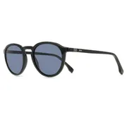 BOSS Boss 1491/S 807/KU, Black frame, Solid Dark Blue lenses, view 2