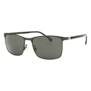 BOSS Boss 1635/S Polarized SVK/M9, Silver frame, Solid Dark Grey lenses, view 2