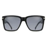 BOSS 1745/S 807/1I, Black frame, Gradient Solid Grey Brown lenses, view 1
