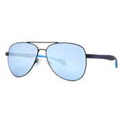 BOSS Boss 1077/S FLL/3J, Blue frame, Blue Mirror lenses, view 2