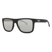 BOSS Boss 1647/S 003/T4, Black frame, Silver Flash Mirror lenses, view 2