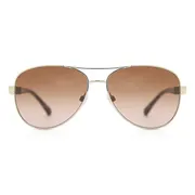 Burberry BE3080 114513, Gold frame, Brown lenses, view 1