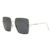 Burberry BE3133 DAPHNE 110987, Gold frame, Dark Grey lenses, view 2