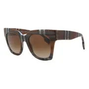 Burberry BE4364 KITTY 396713, Brown frame, Gradient Brown lenses, view 2