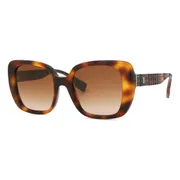 Burberry BE4371 331613, Tortoiseshell frame, Gradient Brown lenses, view 2