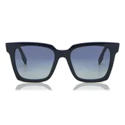 Burberry BE4335 39884L, Blue frame, Gradient Blue lenses, view 1