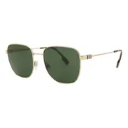 Burberry BE3142 DREW Asian Fit 110971, Gold frame, Green lenses, view 2