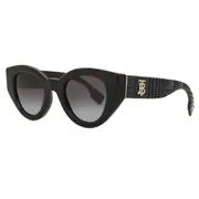 Burberry BE4390 MEADOW 30018G, Black frame, Gradient Grey lenses, view 2