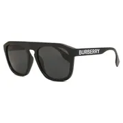 Burberry BE4396U WREN Asian Fit 300187, Black frame, Dark Grey lenses, view 2