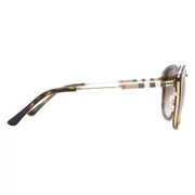 Burberry BE4251Q 300213, Tortoiseshell frame, Gradient Brown lenses, view 3