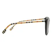 Burberry BE4407 385387, Black frame, Grey lenses, view 3