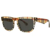 Burberry BE4431U 412287, Brown frame, Dark Grey lenses, view 2