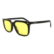Burberry BE4337F CARNABY Asian Fit 300185, Black frame, Yellow lenses, view 2
