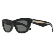 Burberry BE4454 300187, Black frame, Dark Grey lenses, view 2