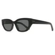 Burberry BE4463D Asian Fit 300187, Black frame, Dark Grey lenses, view 2