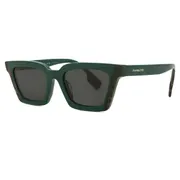 Burberry BE4392U BRIAR Asian Fit 405687, Green frame, Dark Grey lenses, view 2