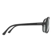 Calvin Klein CK19532S 001, Black frame, Dark Grey lenses, view 3