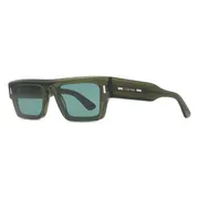 Calvin Klein CK24532S 330, Green frame, Solid Petrol Green lenses, view 2
