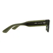 Calvin Klein CK24532S 330, Green frame, Solid Petrol Green lenses, view 3