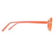 Calvin Klein CKNYC1951S 855, Orange frame, Orange lenses, view 3