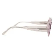 Calvin Klein CKNYC1952S 680, Clear frame, Pink lenses, view 2