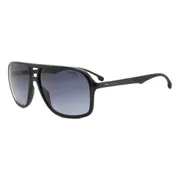 Carrera 8035/S 807/9O, Black frame, Gradient Grey lenses, view 2