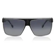Carrera 22/N 80S/9O, Black frame, Dark Grey Gradient lenses, view 1