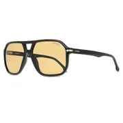 Carrera 302/S 71C/MJ, Black frame, Yellow Green Mirror lenses, view 2