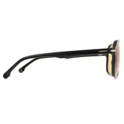 Carrera 302/S 71C/MJ, Black frame, Yellow Green Mirror lenses, view 3
