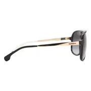Carrera 1007/S 807/9O, Black frame, Grey lenses, view 3