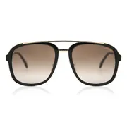 Carrera 133/S 2M2/HA, Black frame, Brown lenses, view 1