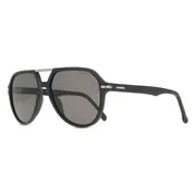 Carrera 315/S 003/M9, Black frame, Solid Dark Grey lenses, view 2