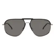 Carrera 318/S RZZ/M9, Black frame, Solid Dark Grey lenses, view 1