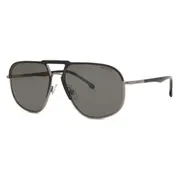Carrera 318/S RZZ/M9, Black frame, Solid Dark Grey lenses, view 2